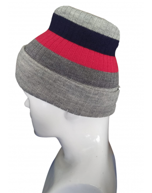 Pure Wool Reversible Stripes Design cap
